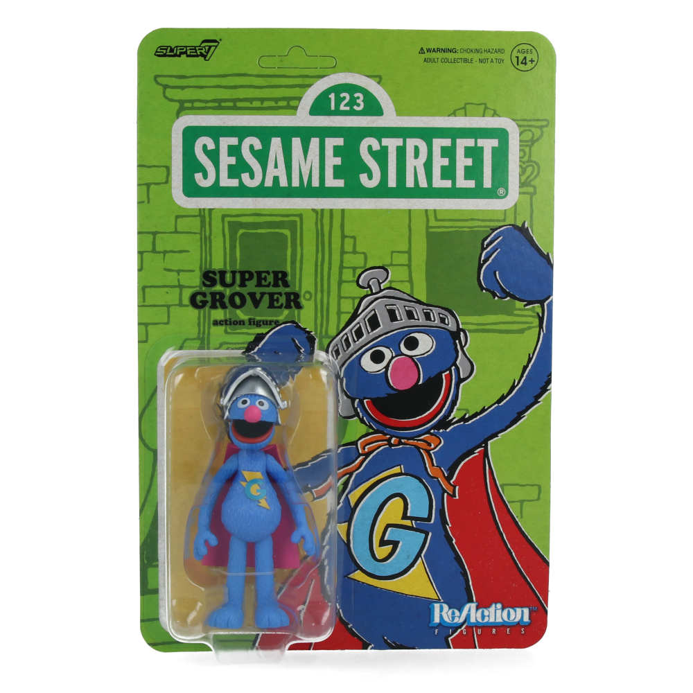 Sesame Street ReAction Figures Wave 3 - Super Grover