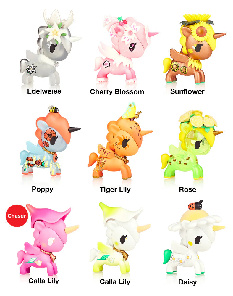 Flower Power Unicorno Series 2 Blind Box - Tokidoki Display (8 pcs)