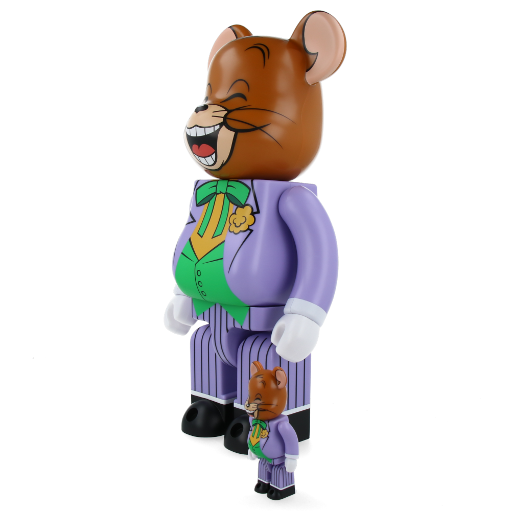 400% + 100% Bearbrick Tom as Batman and Jerry as The Joker