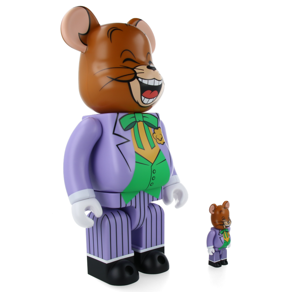 400% + 100% Bearbrick Tom as Batman and Jerry as The Joker