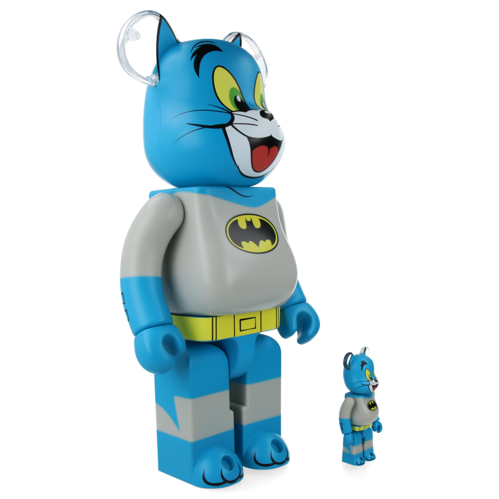 400% + 100% Bearbrick Tom as Batman and Jerry as The Joker