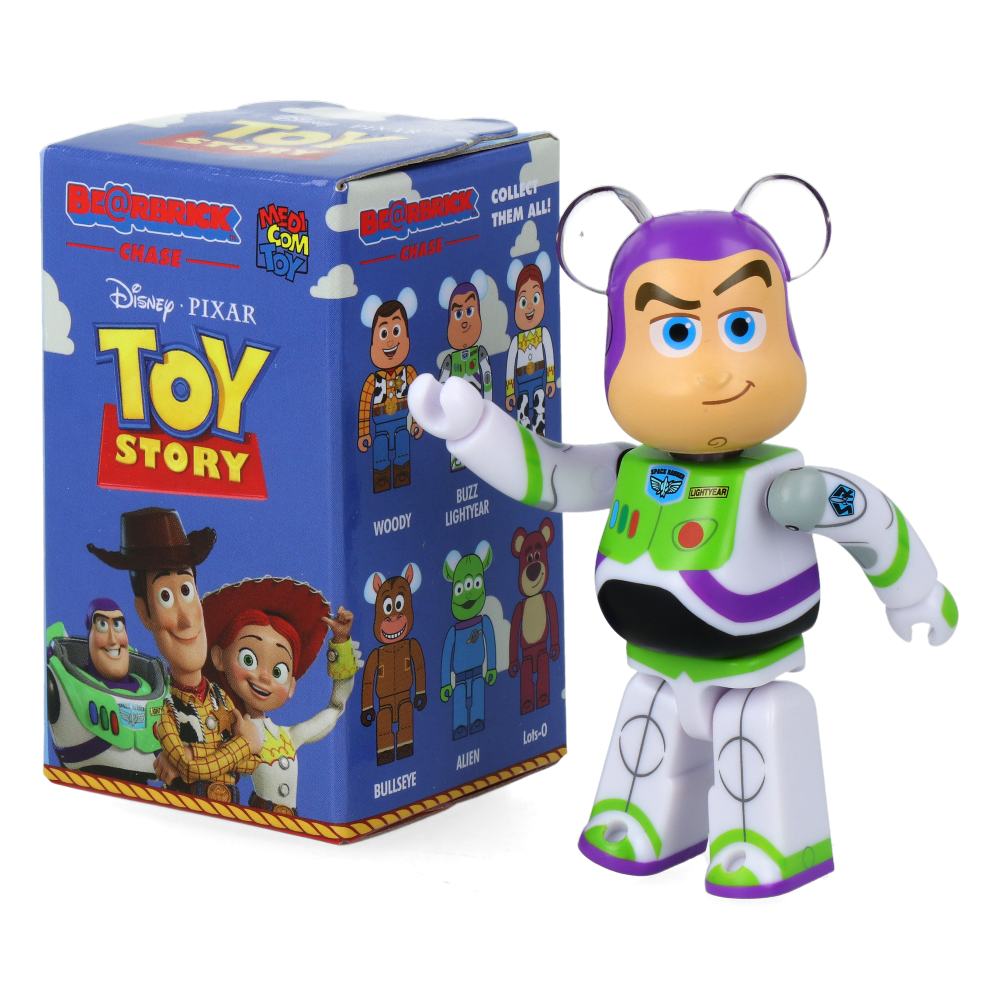 100% Bearbrick Chase Disney Toy Story - Medicom Toy Blind Box
