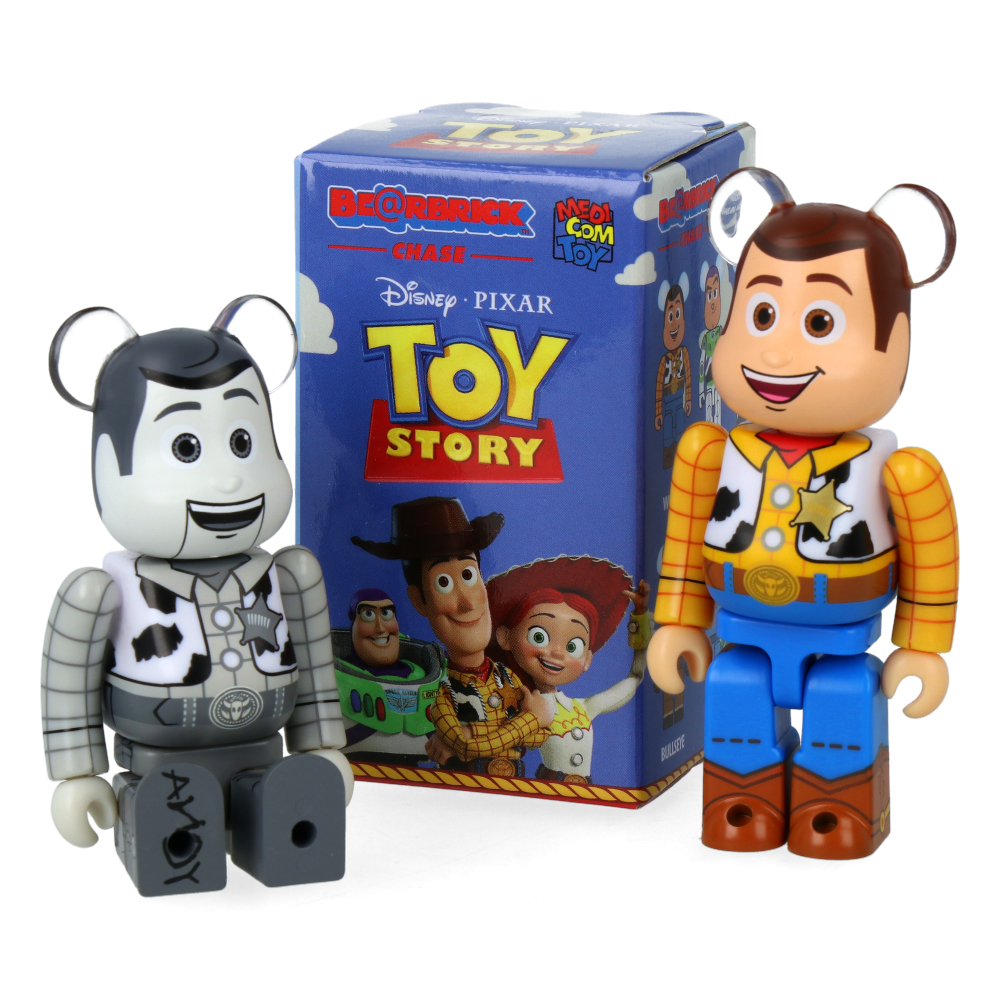 100% Bearbrick Chase Disney Toy Story - Medicom Toy Blind Box