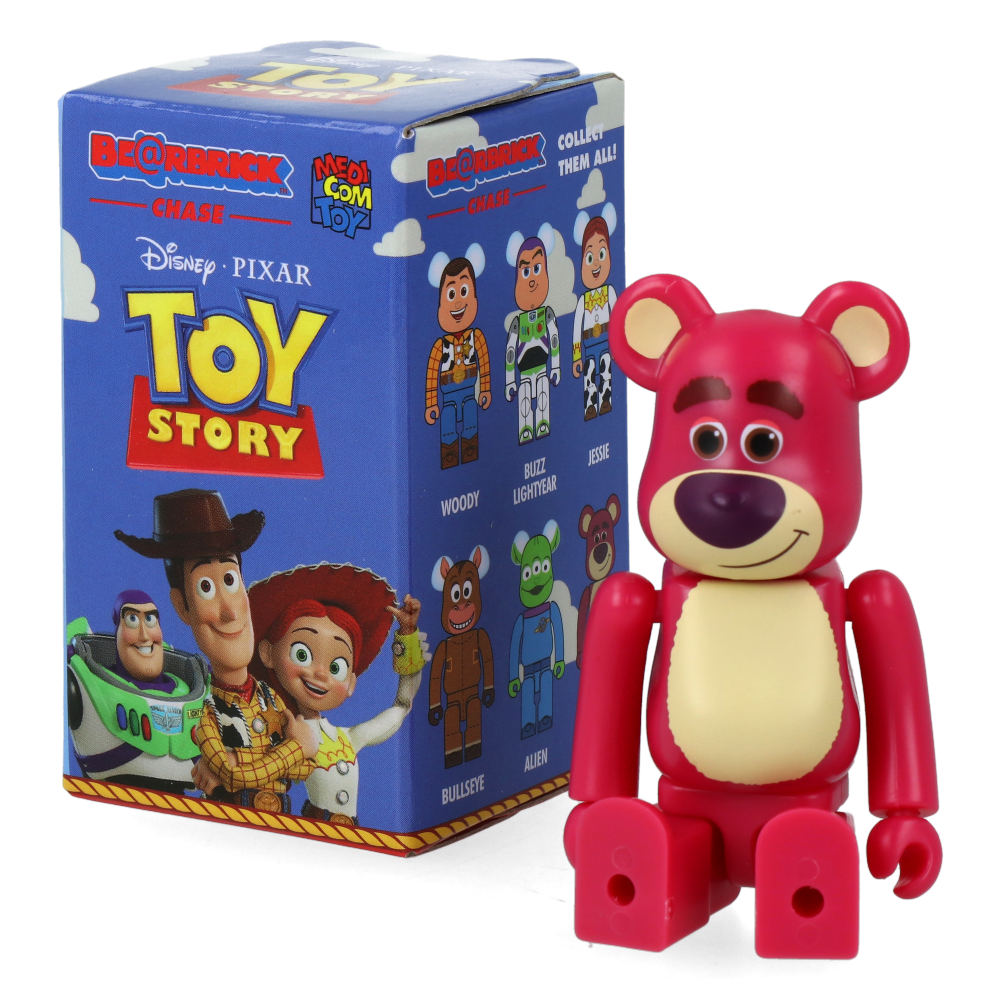 100% Bearbrick Chase Disney Toy Story - Medicom Toy Blind Box