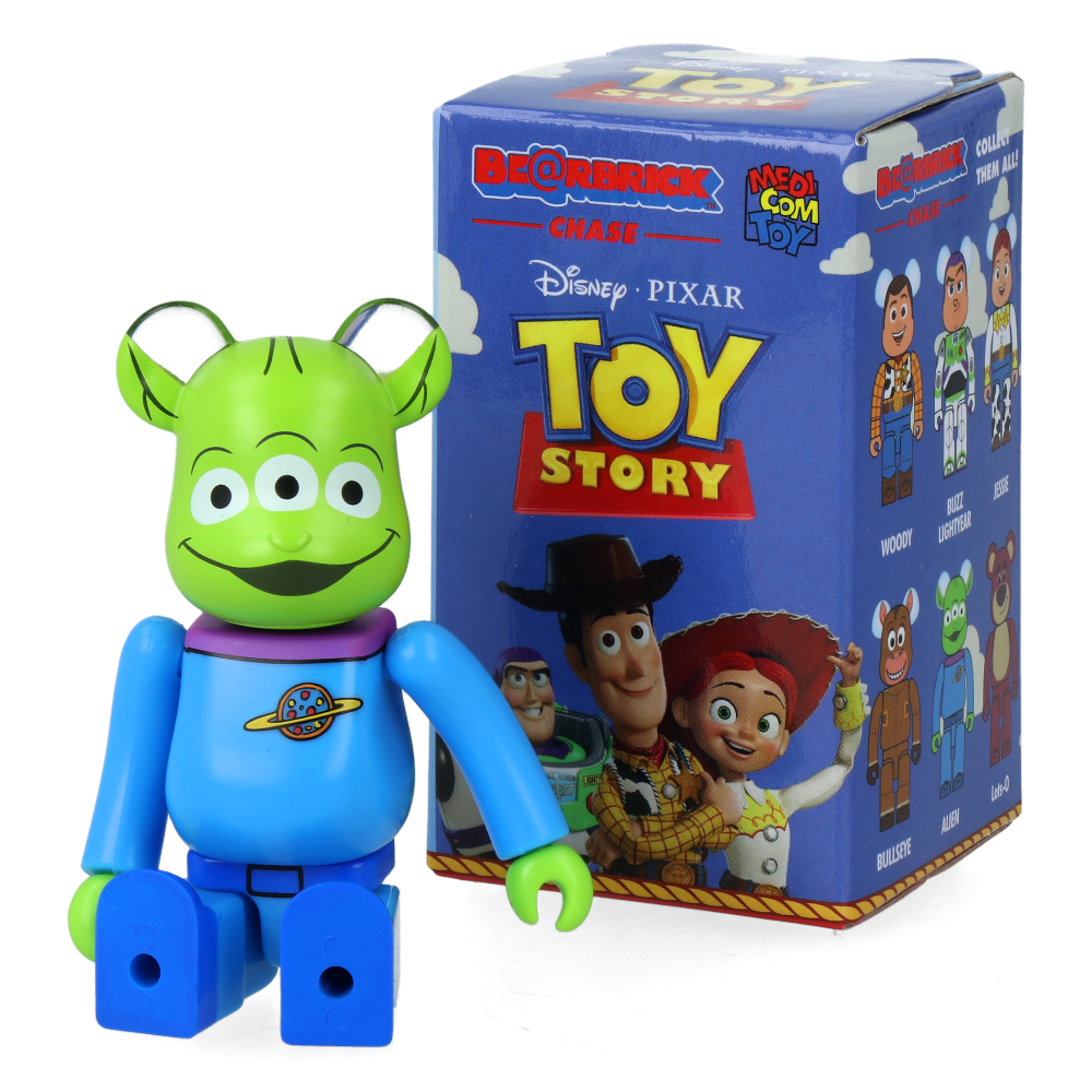 100% Bearbrick Chase Disney Toy Story - Medicom Toy Blind Box