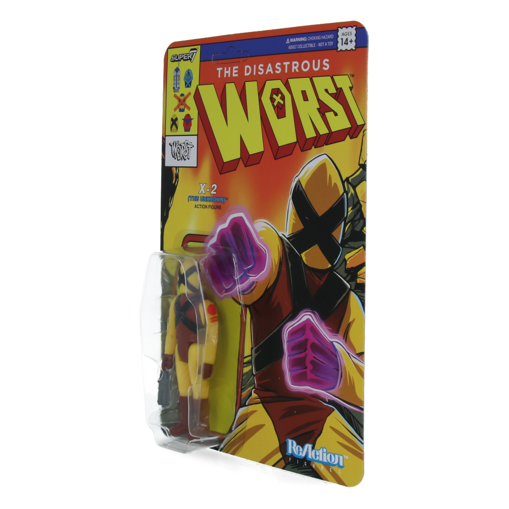 X2 (The Unknown) - The Worst (Mutant Team) - ReAction Figures Wave 5