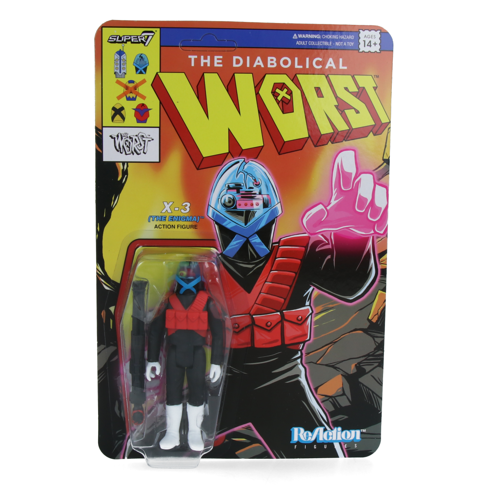 X3 (The Enigma) - The Worst (Mutant Team) - ReAction Figures Wave 5