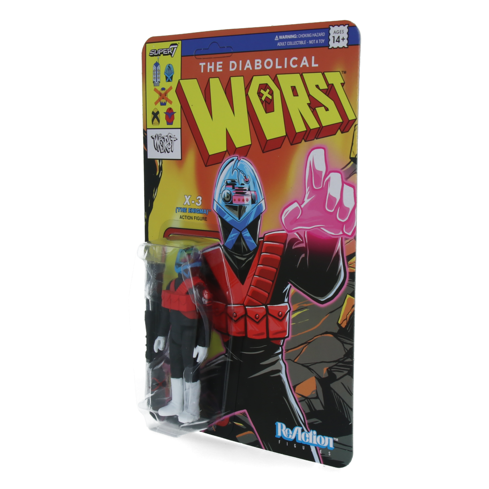 X3 (The Enigma) - The Worst (Mutant Team) - ReAction Figures Wave 5