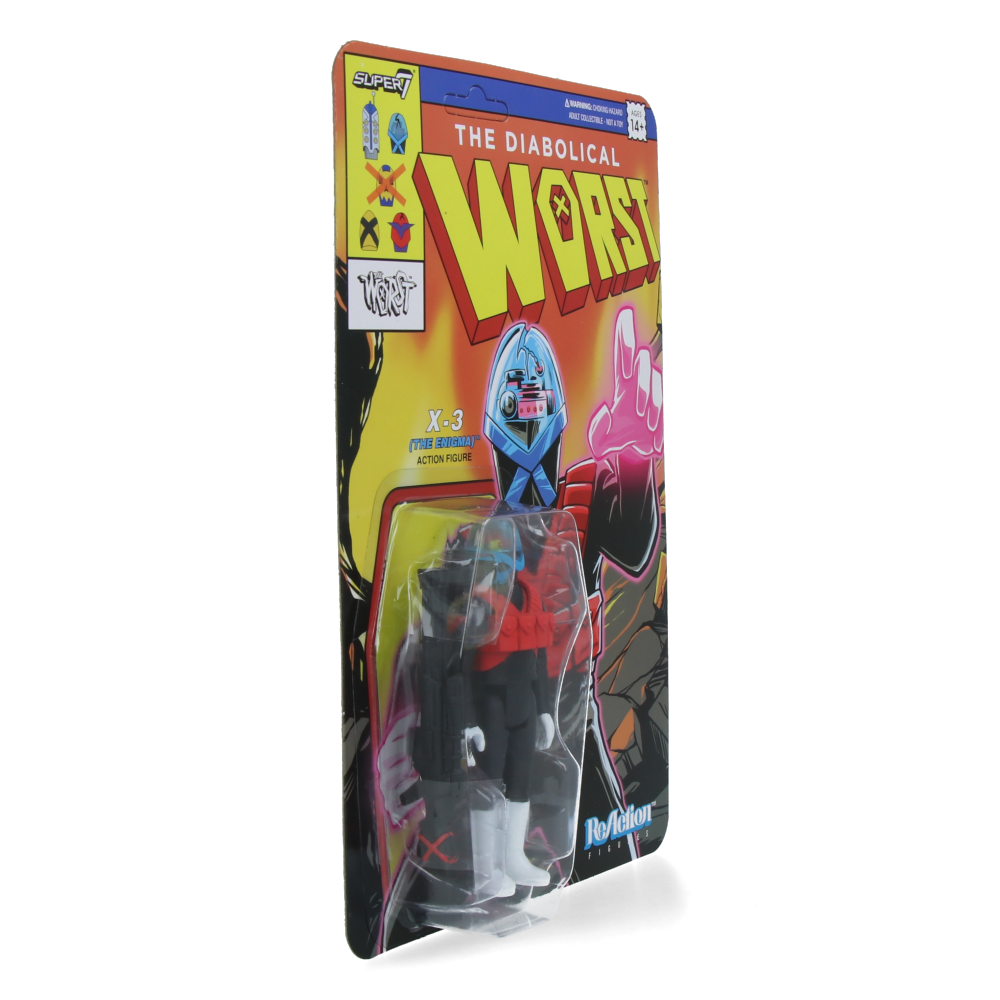 X3 (The Enigma) - The Worst (Mutant Team) - ReAction Figures Wave 5