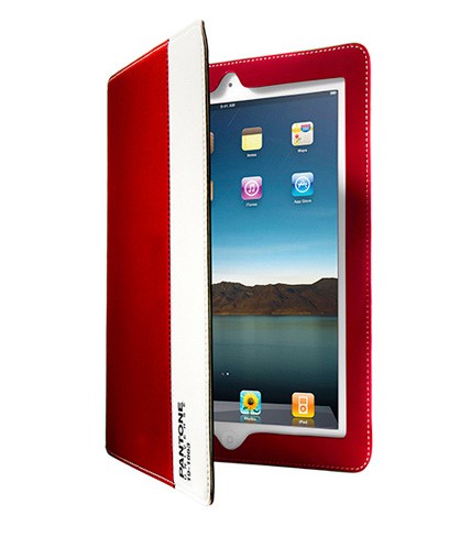 Libro de pie iPad2 - Pantone Red