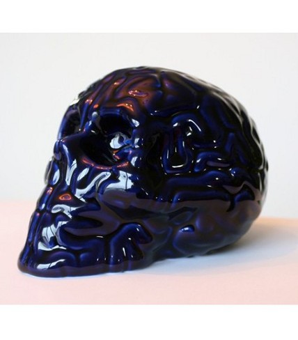 Skull Brain Bleu de Four - Emilio Garcia
