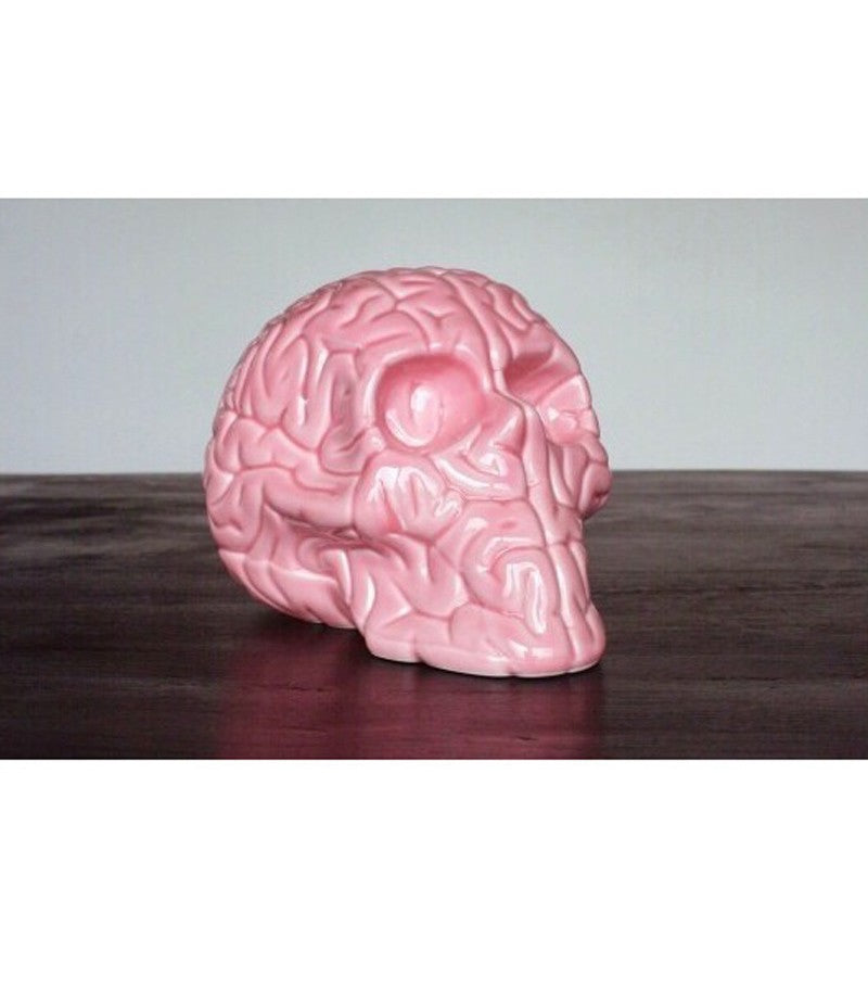 Skull Brain Pink - Emilio García