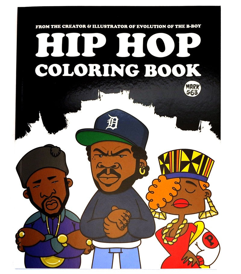 Libro para colorear de hip hop
