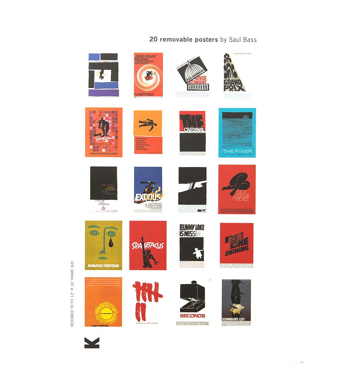 Saul Bass 20 Iconic Film Posters