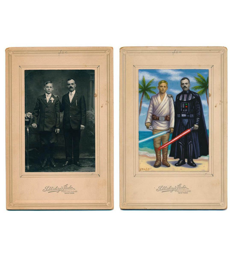 Transformaciones: las pinturas de tarjetas del gabinete de Alex Gross 2012-2019