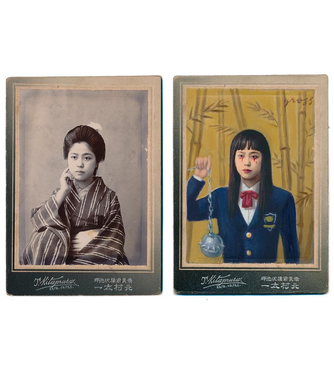 Transformations - The Cabinet Card Paintings of Alex Gross 2012-2019