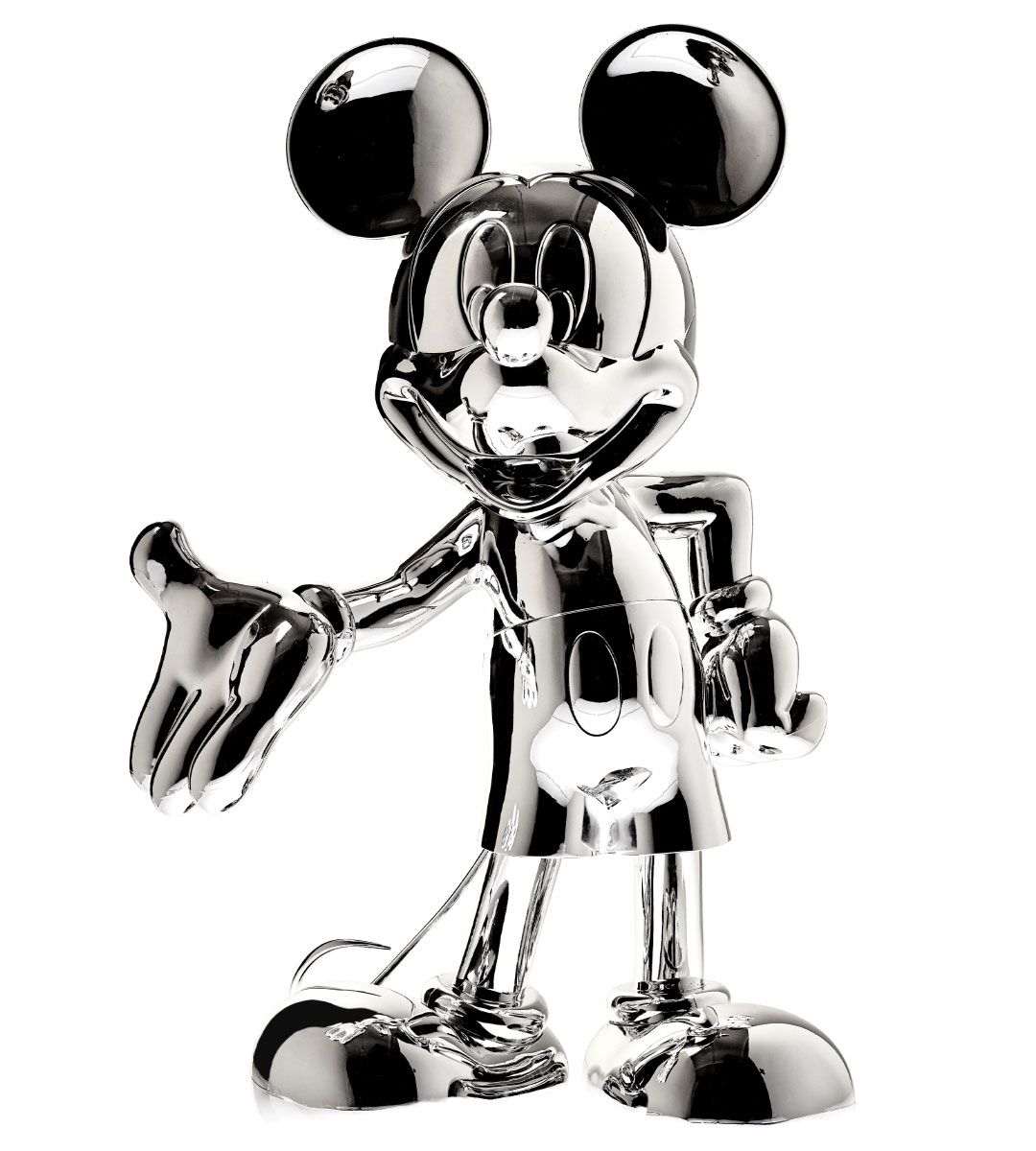 Mickey Welcome [60 cm] - Chromé argent