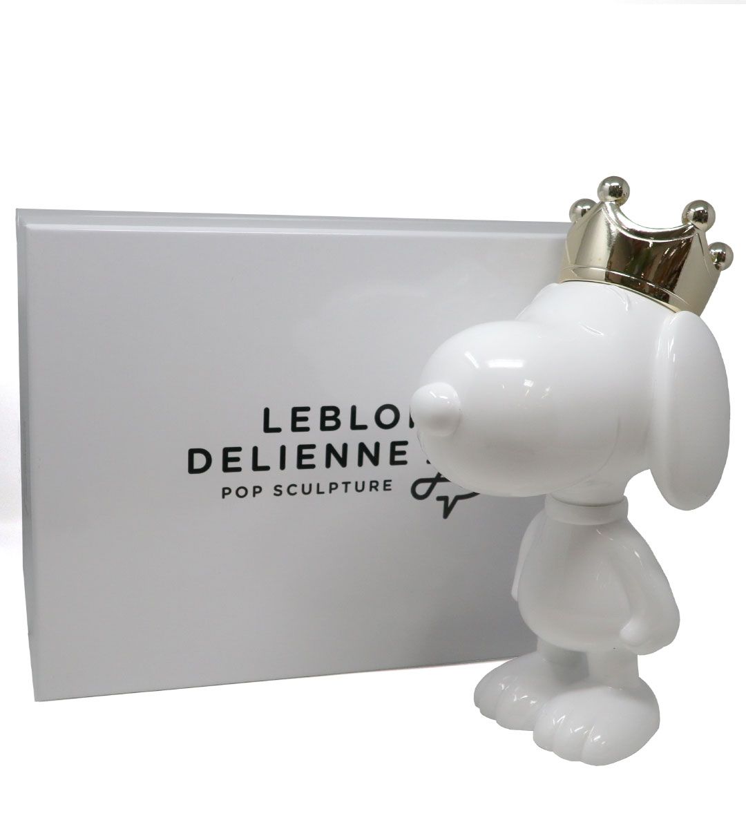 Snoopy Blanc & Couronne or (Peanuts)