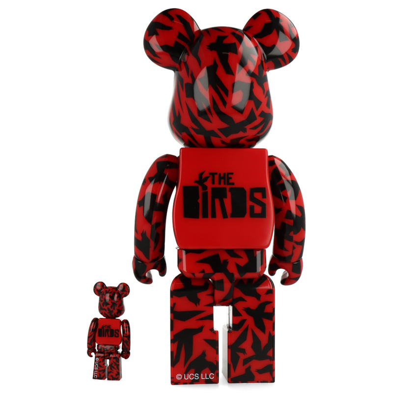 400% + 100% Bearbrick The Birds (Alfred Hitchcock)