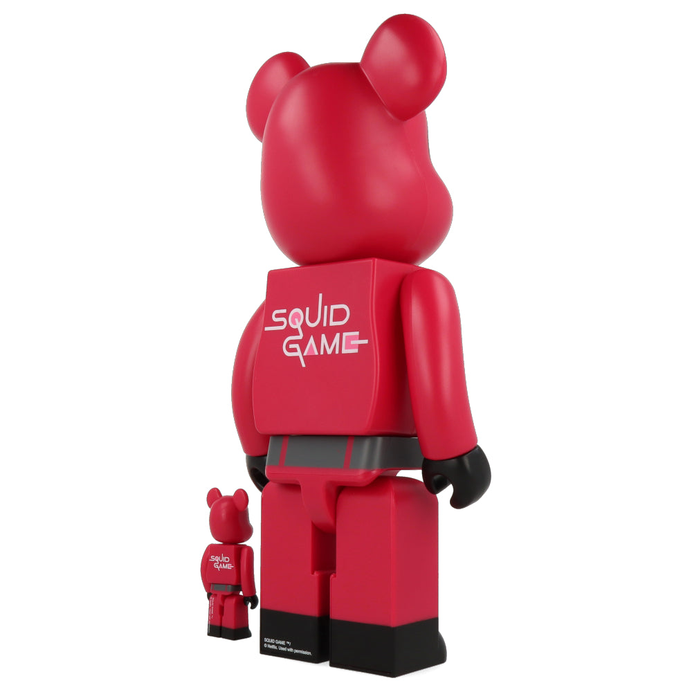 400% + 100% Bearbrick Squid Game Guard (Triangle)