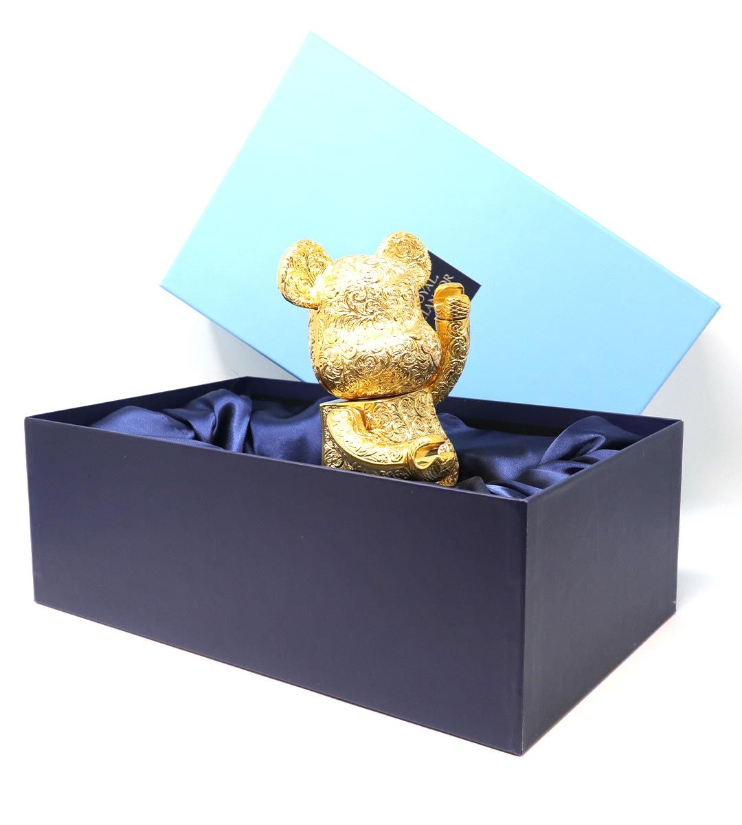 400% Bearbrick Royal Selangor Arabesque Golden