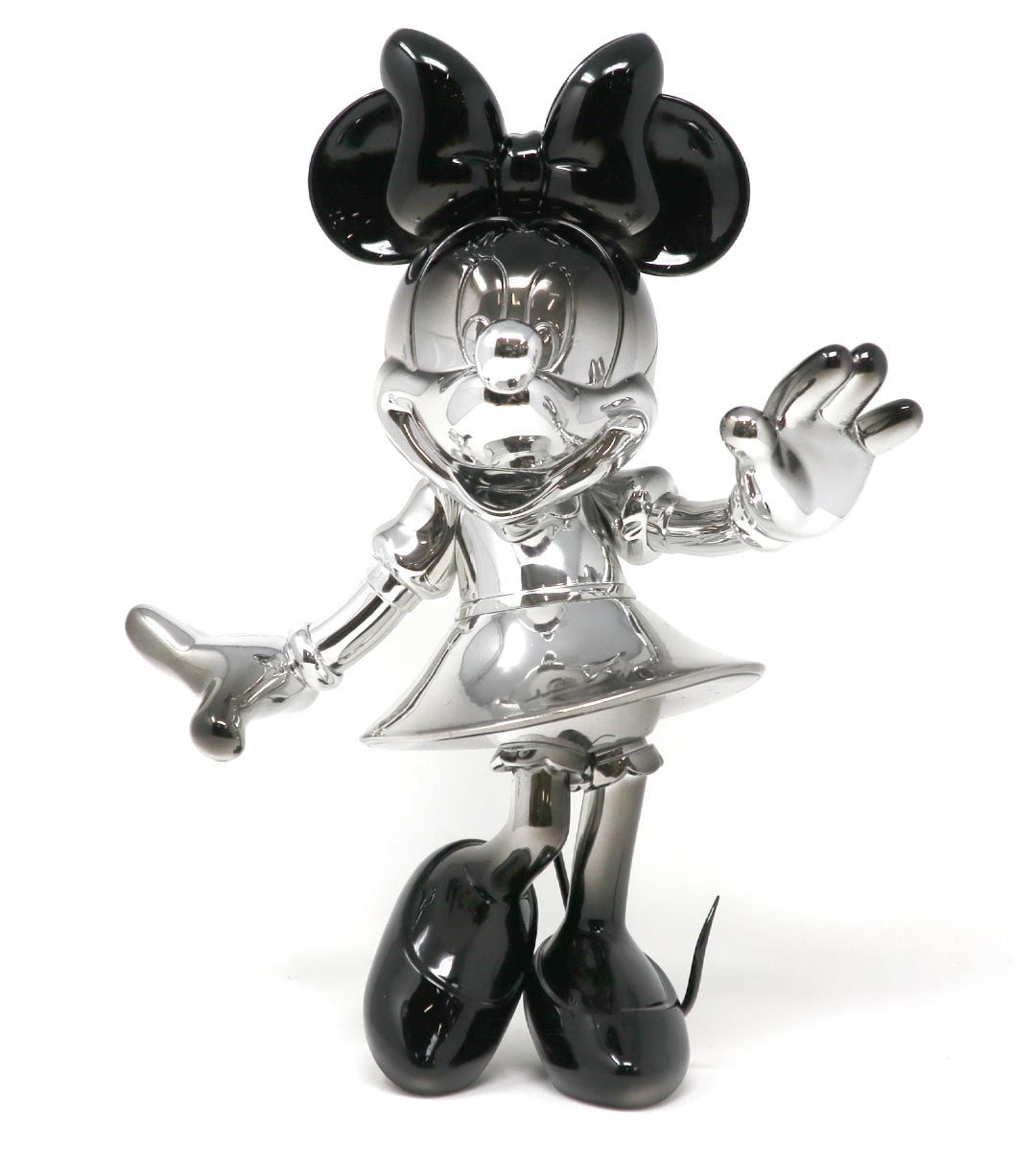 Minnie Welcome - Gradient Silver and Black