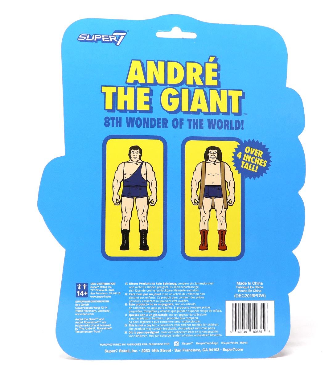 André the Giant - singlet - ReAction figure