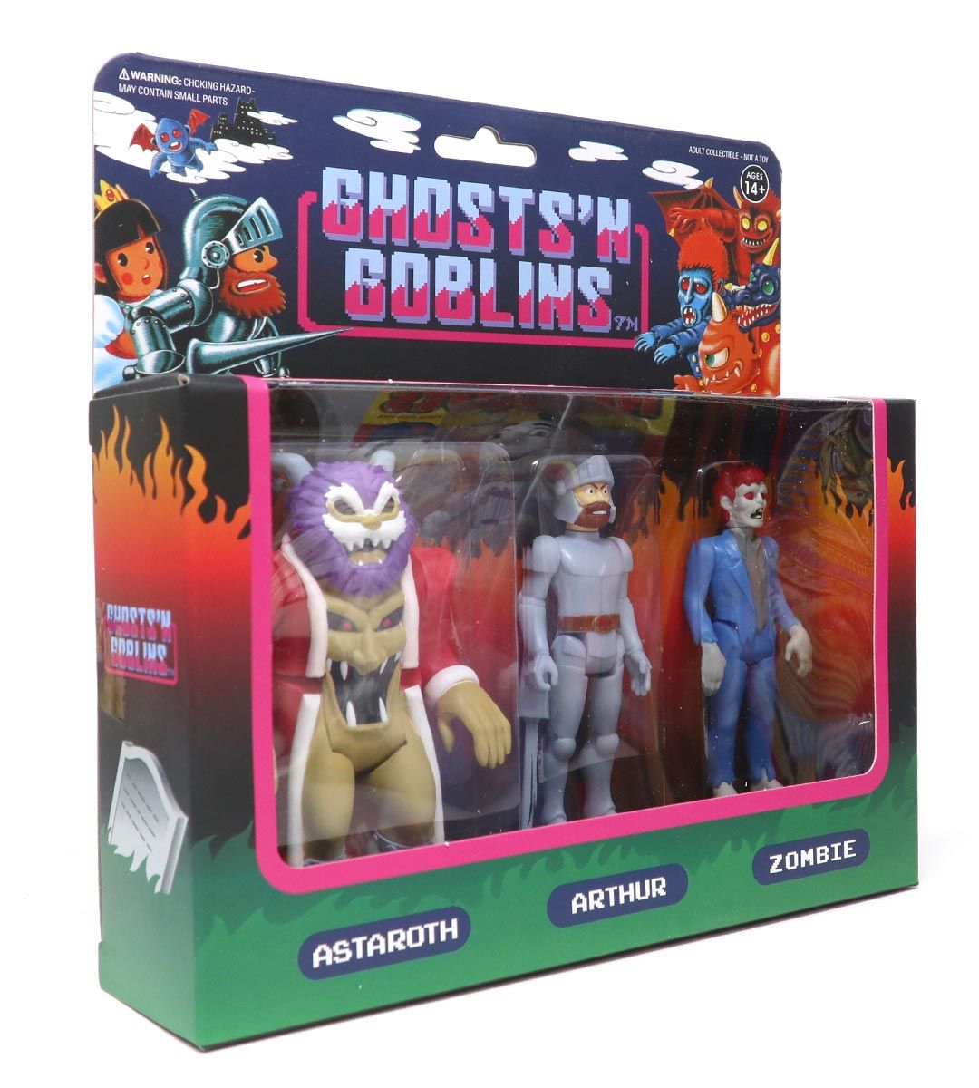 Ghosts 'N Goblins Reacción Figuras 3 -caza - Pack A