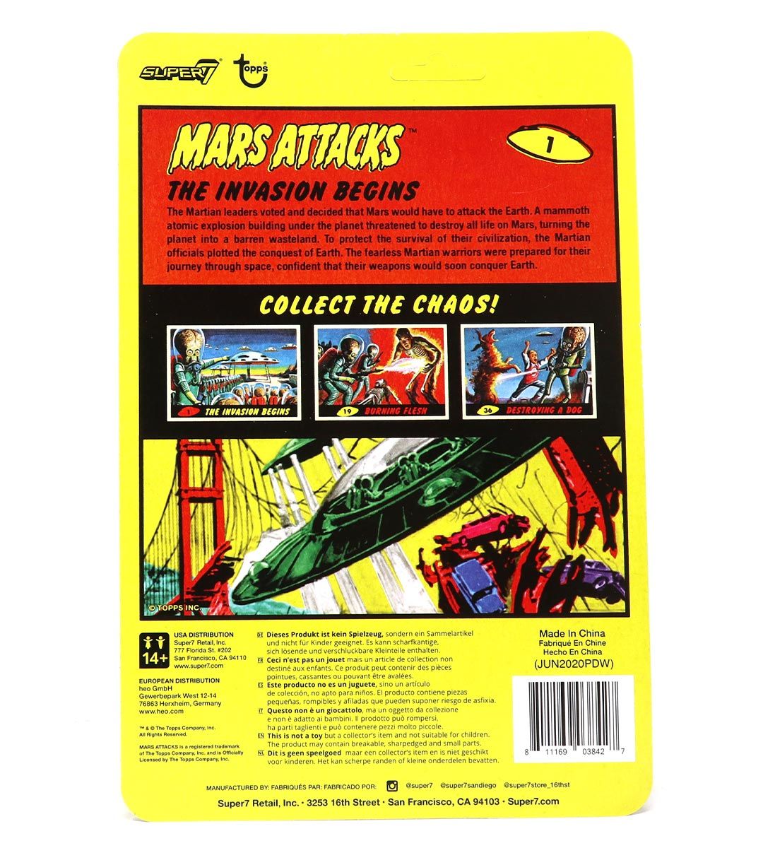 The invasion Begins - Mars Attacks - ReAction figure