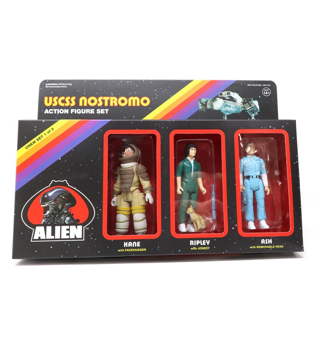 Alien ReAction Figures 3-Pack - Pack A