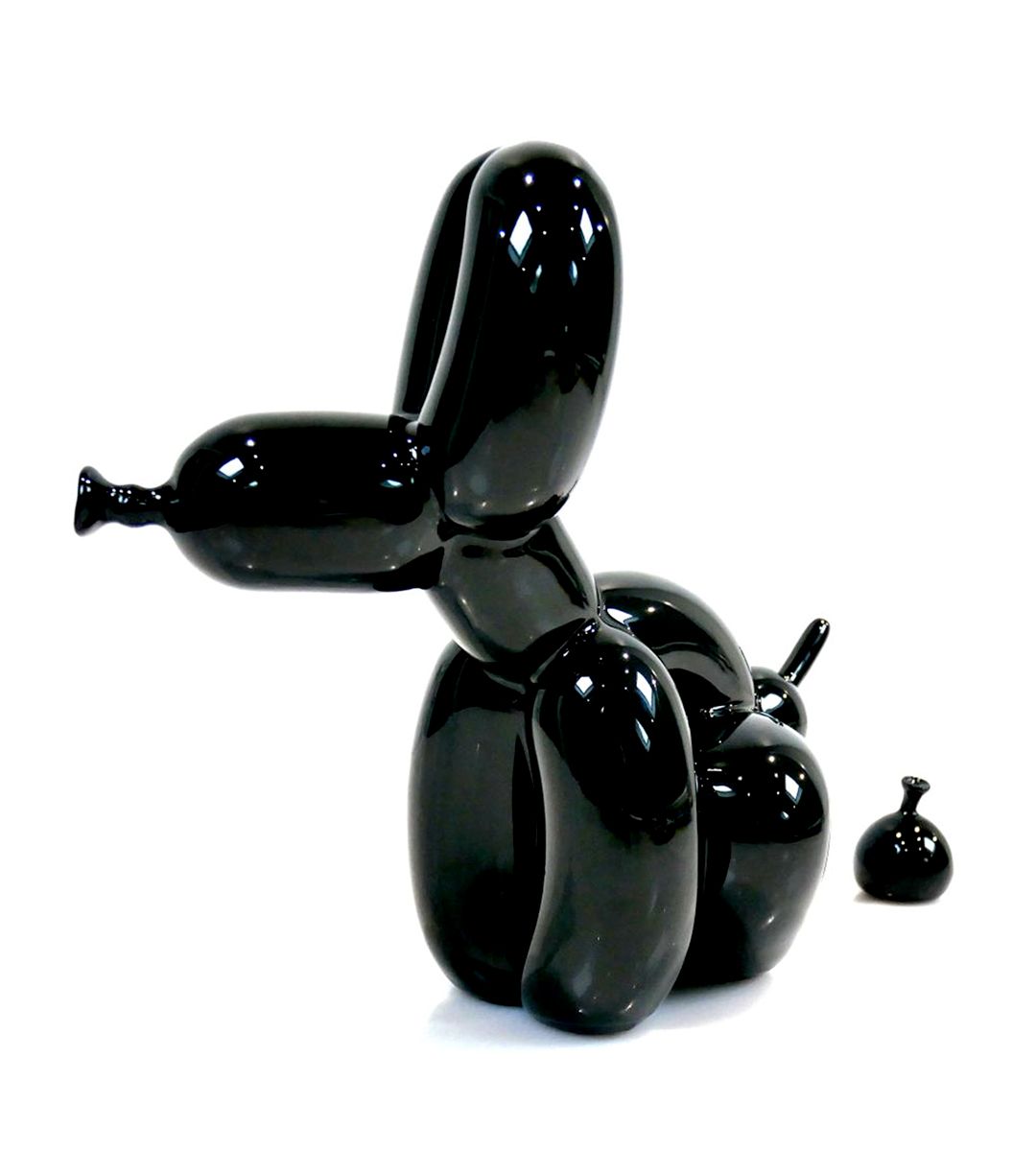 Escultura Popek Black Porcelana Edition por WhatshisName