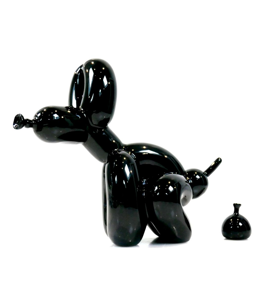 Escultura Popek Black Porcelana Edition por WhatshisName