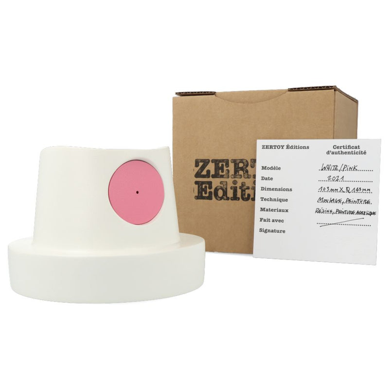 Zertoy - Capa blanca y rosa