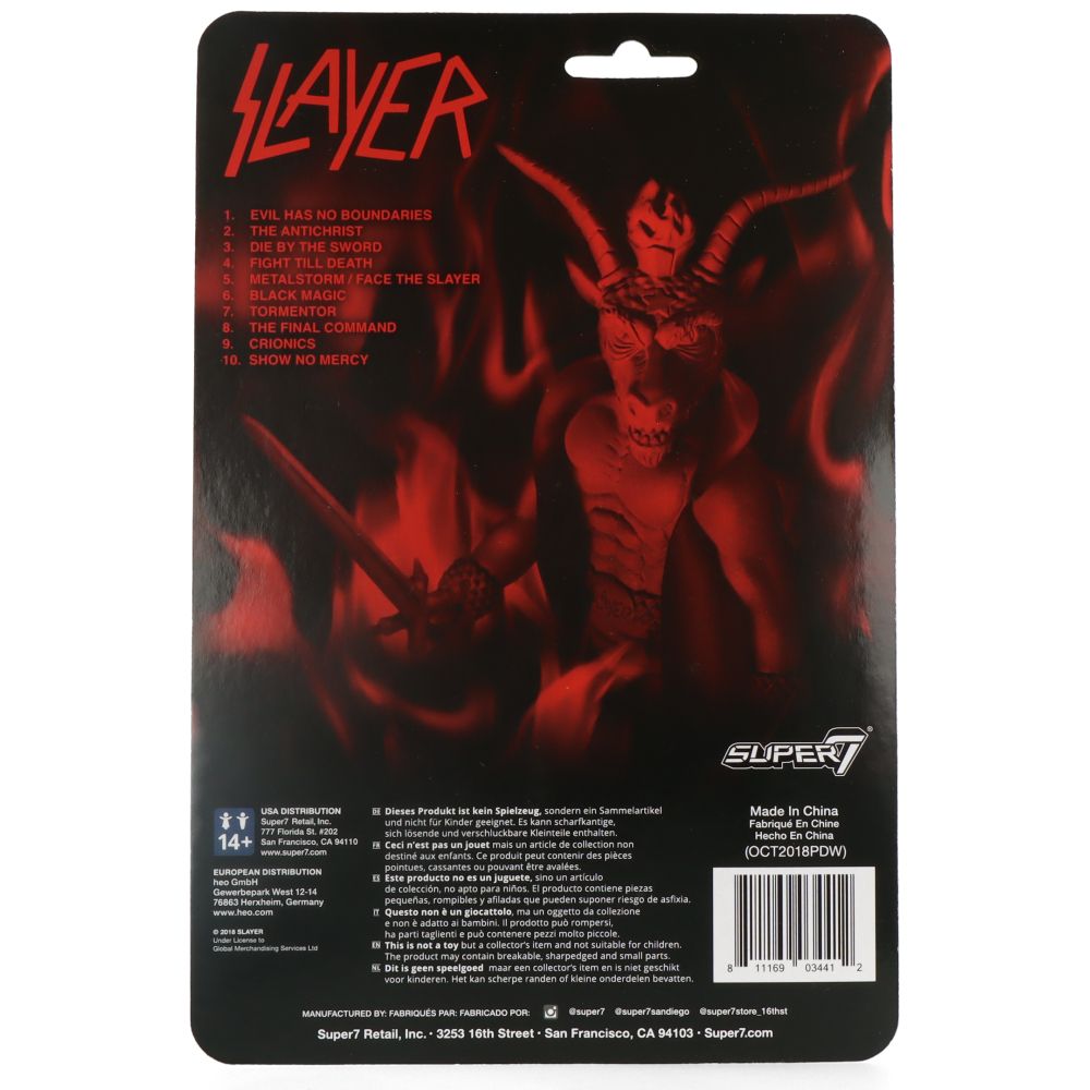 Slayer - Show no Mercy - ReAction figure