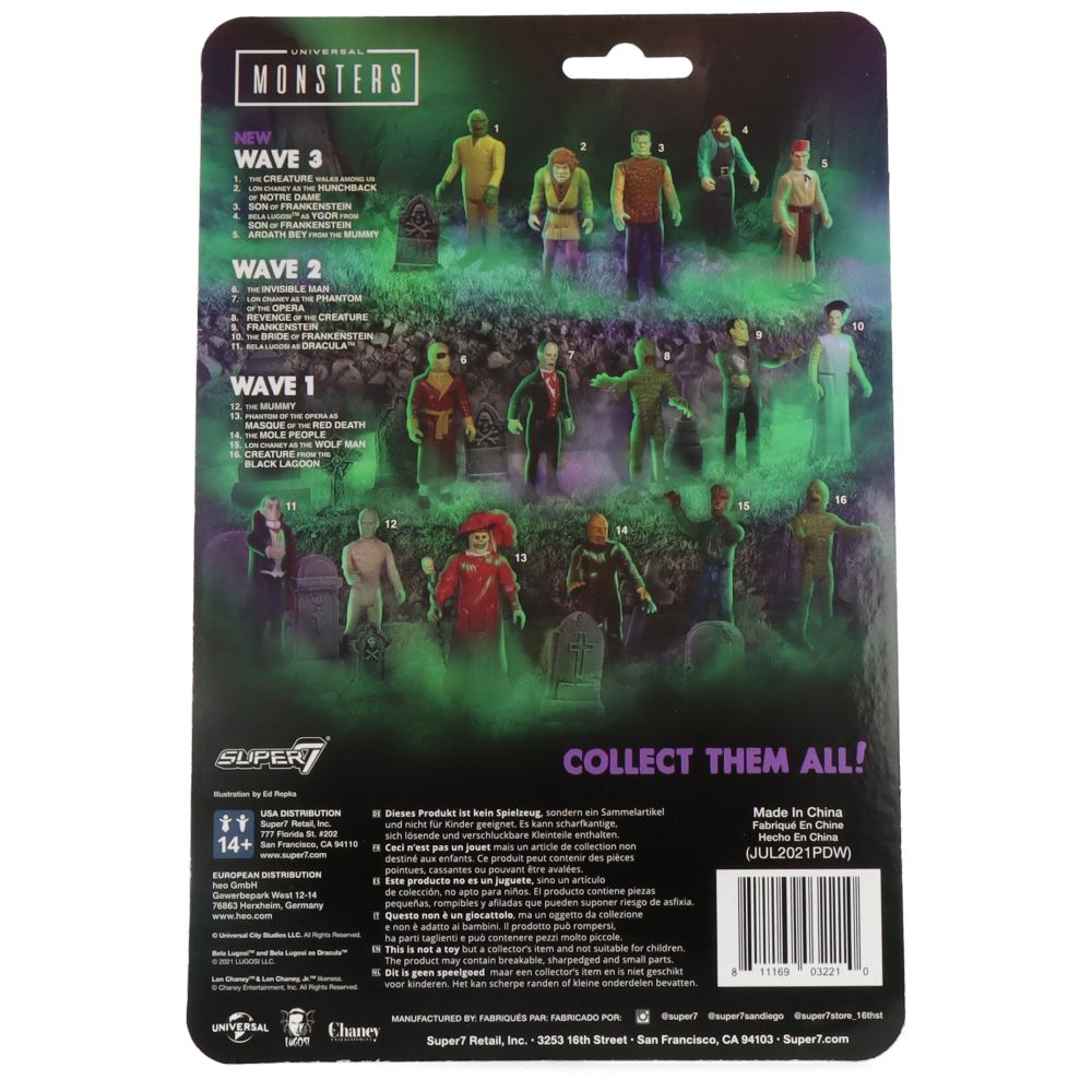 Wolfman - Universal Monsters wave 1 - ReAction figure