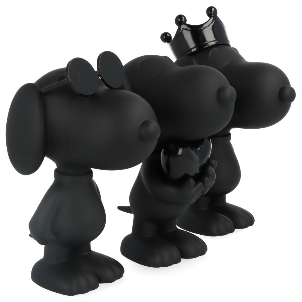 Snoopy XS - Coffret de 3 pièces - Noir
