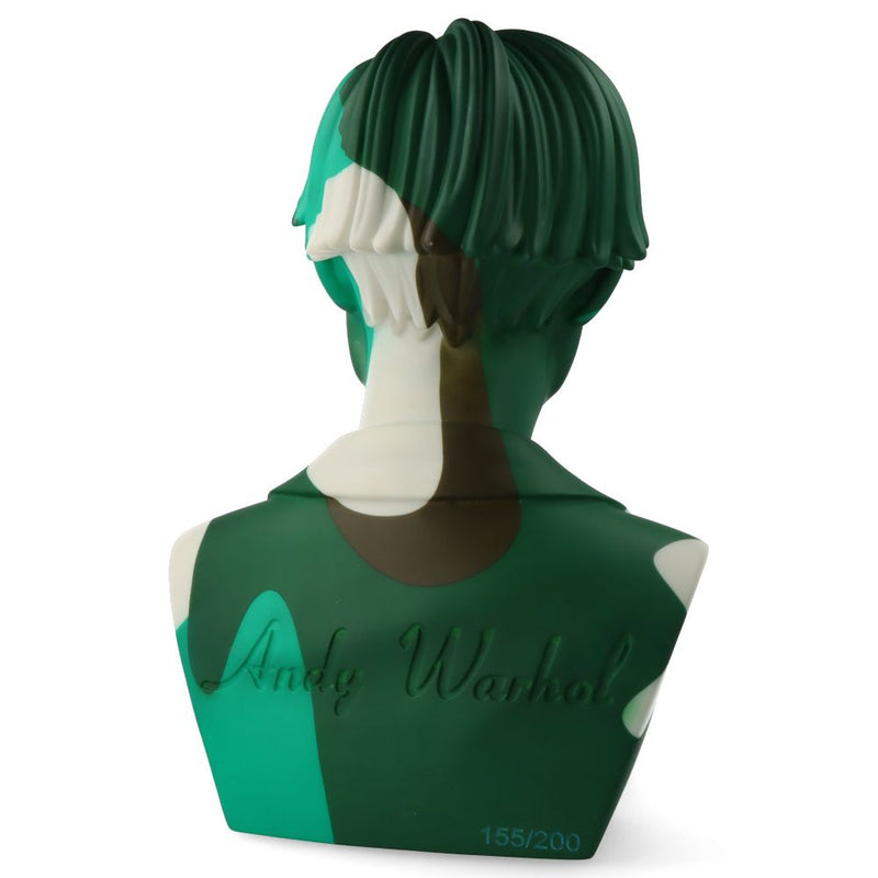 Andy Warhol Bust - Green Camouflage Ver