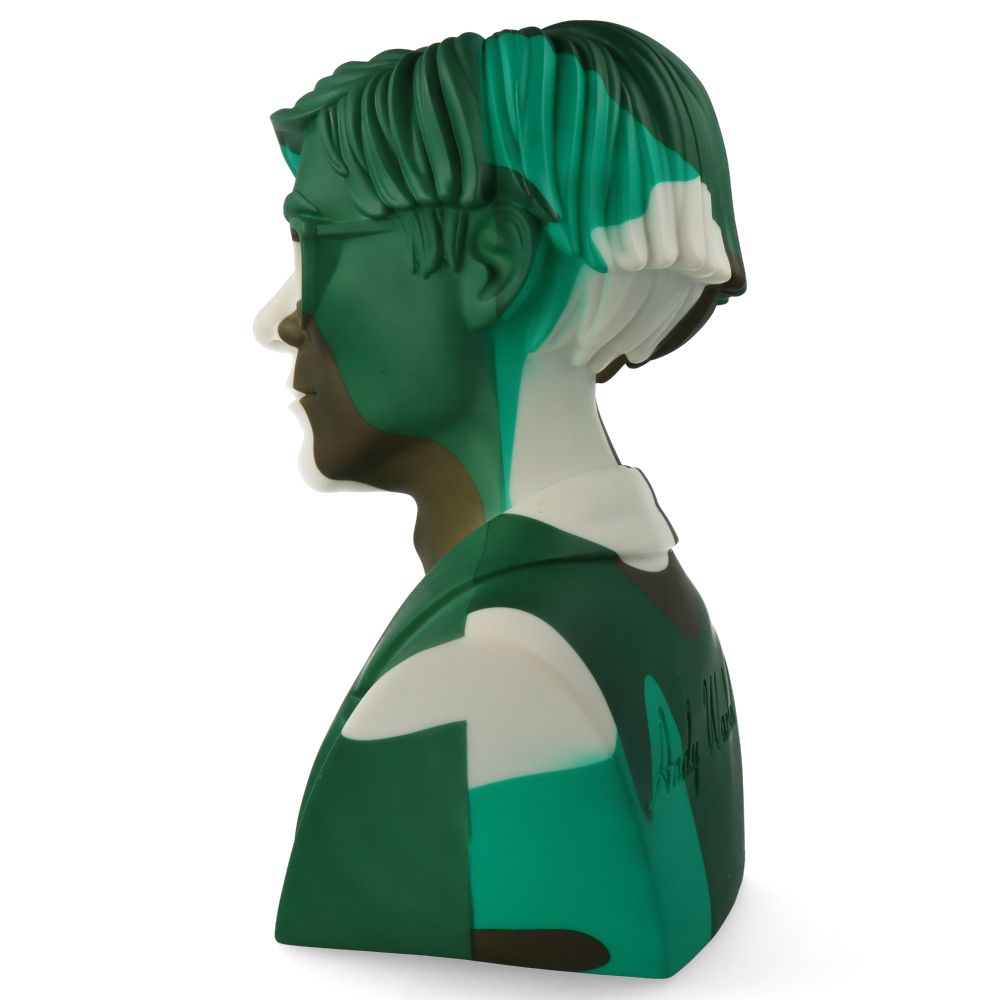 Andy Warhol Bust - Green Camouflage Ver