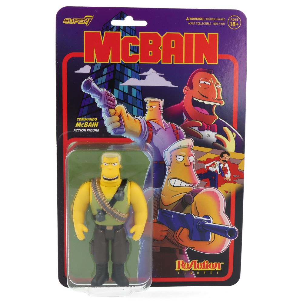 Commando Mcbain - ReAction figure ( The Simpsons)