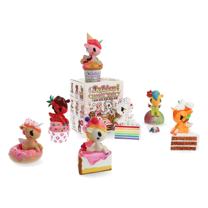 Delicious Unicorno Tokidoki, Blind Box, Minifigurines