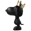 Matt Black Snoopy & Gold Crown (maní)