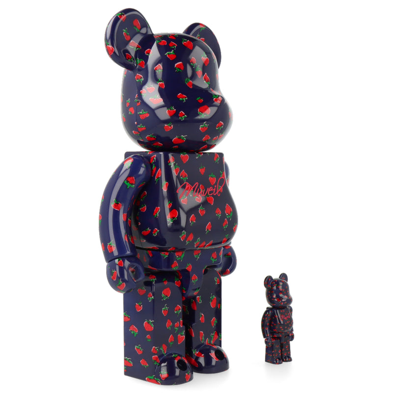 400% + 100% Bearbrick Muveil Strawberry – Artoyz