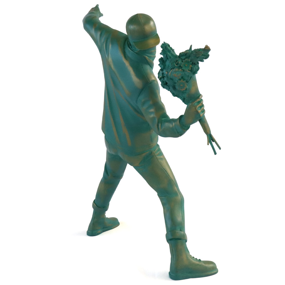 Estatua de bronce de bombardero de flores - Banksy x Medicom Toy