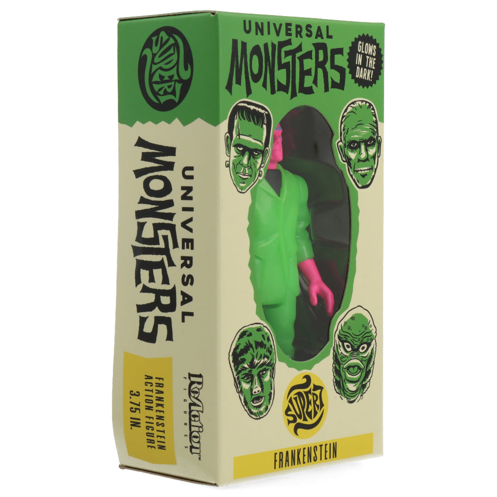 Universal Monsters Frankenstein Glow in The Dark Costume Colors - ReAction figure