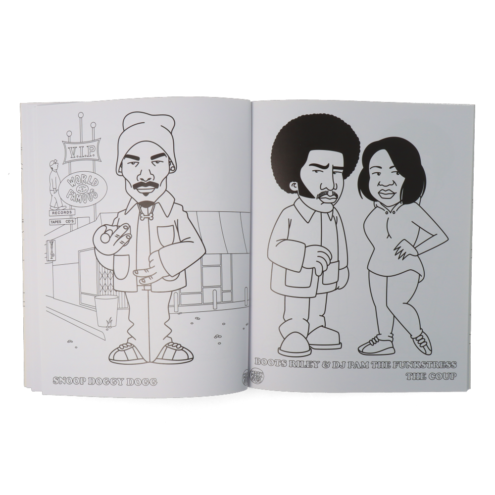 Hip Hop Coloring Book : West Coast Edition