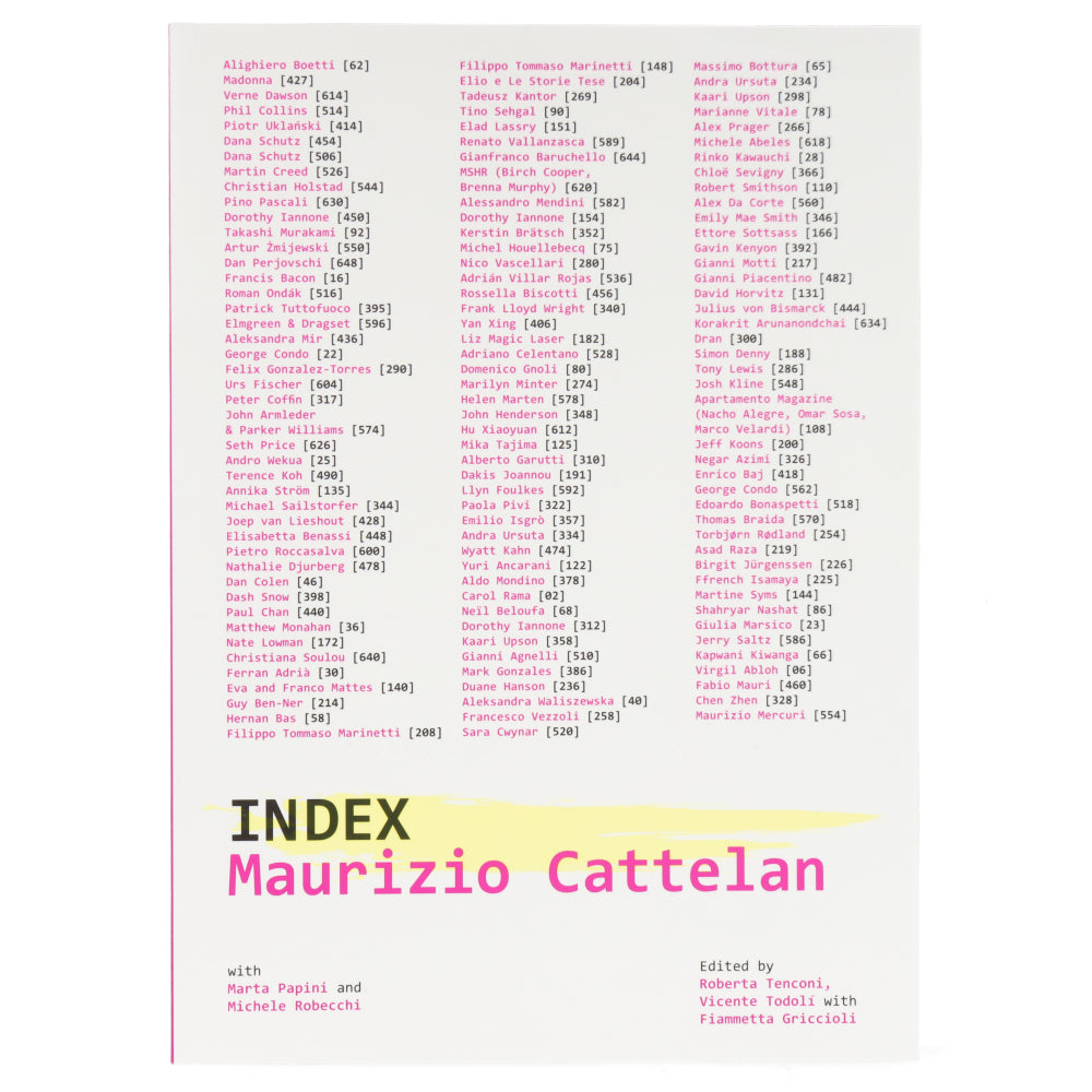 Maurizio Cattelan - INDEX