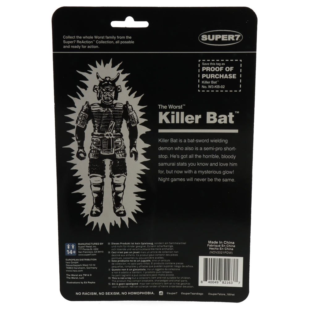 Killer Bat (Monster Glow) - The Worst - ReAction figure