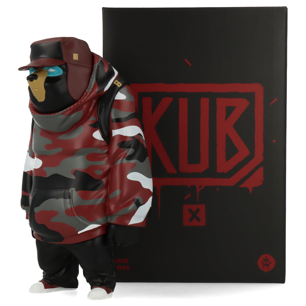 Kub Brick Red Camo Edition by Mike Fudge x UVD Toys