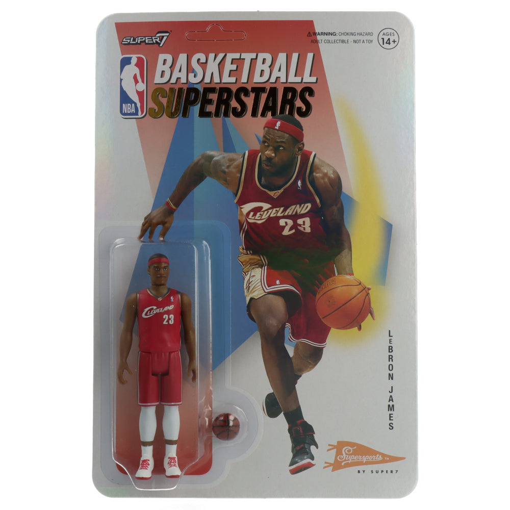NBA Hardwood Classics Supersports Figures LeBron James (Cavaliers) - ReAction figure