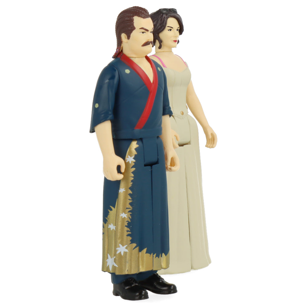 Parks and Recreation - Ron and Tammy 2 Wedding Night - ReAction figures